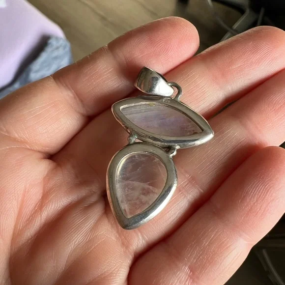 Moonstone Sterling Silver Pendent - Picture 3 of 3